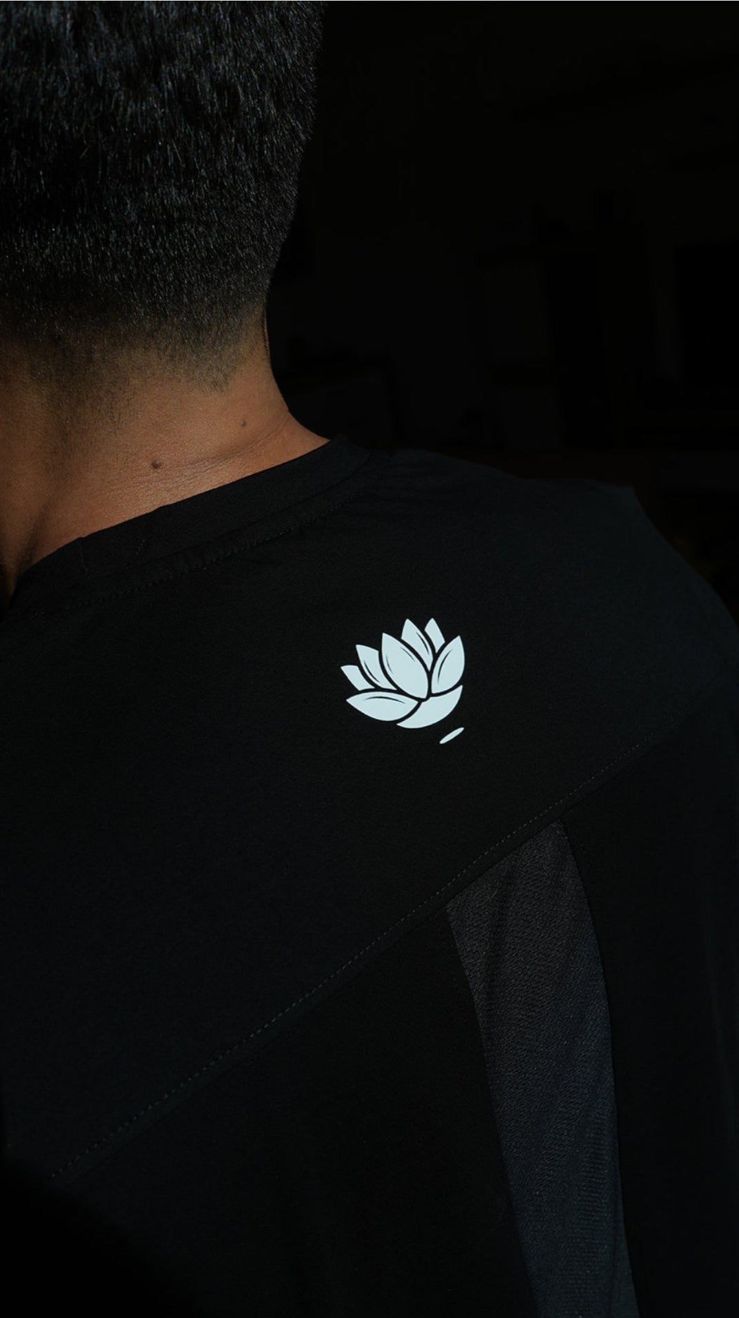 Camiseta deportiva sin mangas Ónix