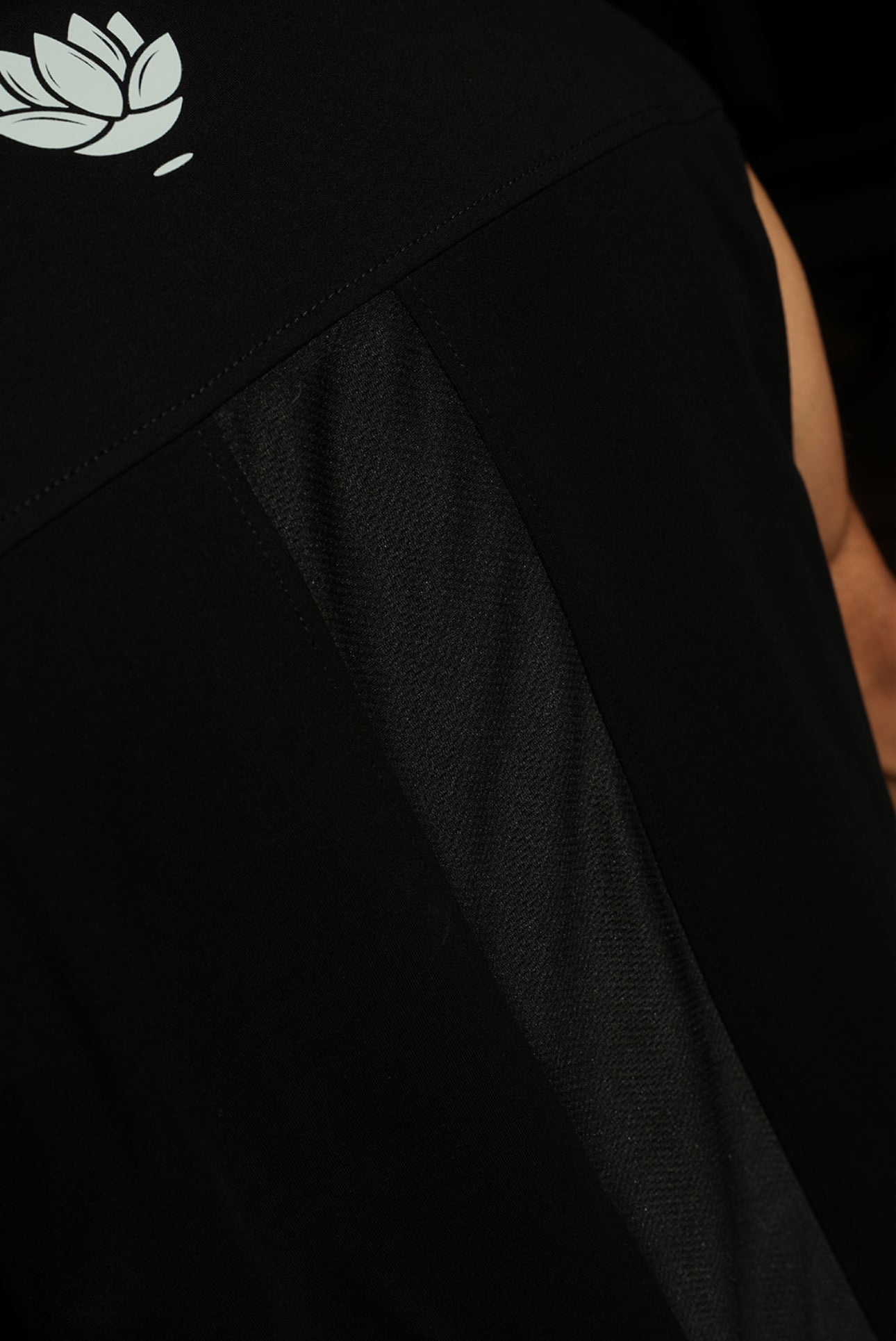Camiseta deportiva sin mangas Ónix